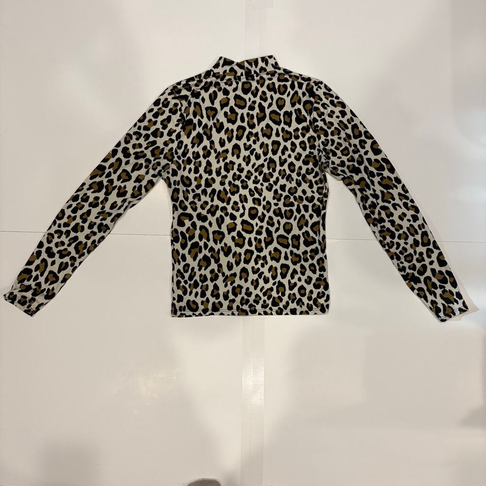 Cheetah Mock Neck